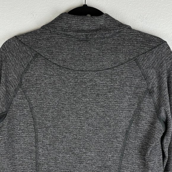 Lululemon Sweatshirt Women's Size 12 Think Fast Pullover Stretch Athletic Black - Picture 7 of 11